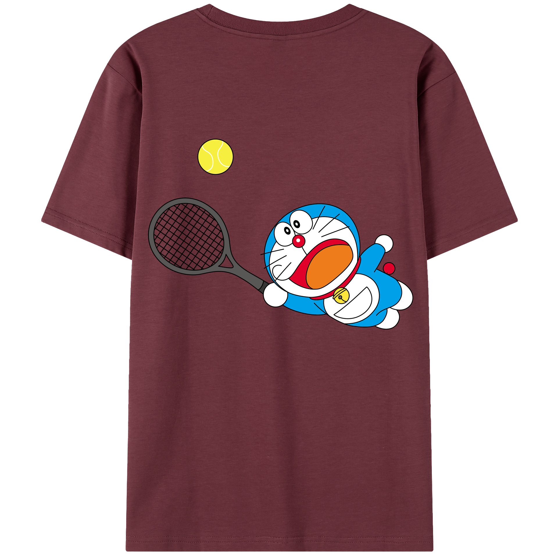 （画像用） ドラえもん Doraemon 綿100％半袖Tシャツ（背面プリント）